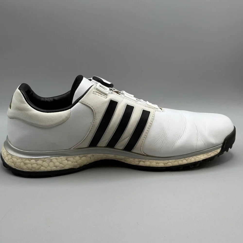 Adidas Tour360 XT-SL BOA Golf Shoes Men's 11.5 Spikeless White Black F34188